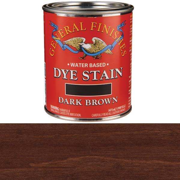 Water Based Dye - Color:Dark Brown - Size:1 Pint